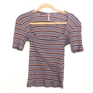 Free People Striped Top